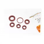 Сальники к-кт 6шт (15,6x25,5x7-2шт; 17x30x5; 20x31x7; 24x40x7; 34x39x4) двигателя, Honda DIO, коричневые, от 10шт -10%, YQ-352482