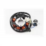 Статор магнето (генератора) (8 катушек разъем "мама 2+2") высота 27мм, 50-100сс 4Т, YQ-309954