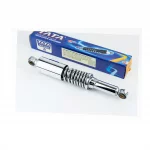 Амортизатор задний JH/CB/CG-330мм, D-55мм (втулка 12мм / втулка 10мм) со стаканом регулир., хром, ЗЧ-МОТО, YQ-357469