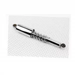 Амортизатор задний JH/CB/CG-335мм*d55мм (втулка 12мм / втулка 10мм) со стаканом регулир., хром, ЗЧ-МОТО, YQ-318003