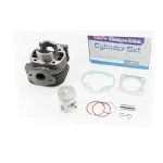 Цилиндр к-кт (цпг) Yamaha BWS/2JA 50cc-40мм (палец 10мм) (JOG 1;JOG 2;JOG Minarelli;Champ; Slider; Gear 2T), синяя коробка,