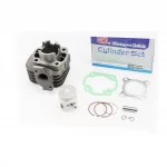 Цилиндр к-кт (цпг) Yamaha JOG 3KJ 50cc-40мм (палец 10мм) (AXIS;APRIO;ARTISTIC;VINO;TRUNK;POHE;NEXT ZONE;SA2J;SA04J-SA13J), синяя