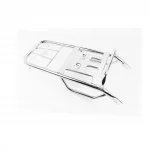 Багажник задний большой, хром тип 3, DELTA, YQ-357342