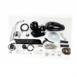 Двигатель велосипедный 2Т+комплект для установки, чёрный, вело-МОТОР, YQ-403005