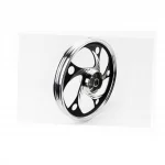 Диск задний литой 17x1,6 ALPHA/ACTIVE "волна", чёрный (ось 12мм), ACTIVE, YQ-320431