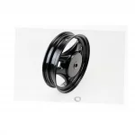 Диск колісний задній Suzuki LET'S (сталевий)+шайба, чорний, YQ-352183