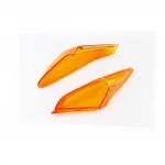 Пластик "стекло" задних поворотников лев., прав. к-кт 2шт, жёлтые, ACTIVE, YQ-320198