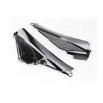 Пластик-боковой средний левый, правый к-кт 2шт, чёрный глянцевый, ACTIVE, YQ-320232