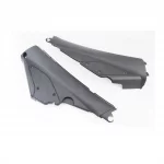 Пластик-боковой средний левый, правый к-кт 2шт, чёрный матовый, ACTIVE, YQ-320324