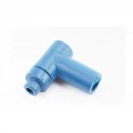 Свечной колпачок "люлька" 90° малый (силикон), синий тип 1, СВІЧКИ, YQ-337181
