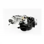 Двигатель скутерный в сборе 4Т-80куб (короткий вариатор, длинный вал), ДВИГУН, YQ-307113