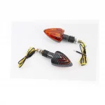 Поворотник "СТРЕЛА", карбон, оранжевое стекло, к-кт 2шт 5514, ФАРИ, ПОВОРОТИ, YQ-301288