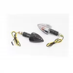 Поворотник "СТРЕЛА", чёрный, прозрачное стекло, к-кт 2шт 5516, ФАРИ, ПОВОРОТИ, YQ-301253