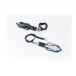 Поворотник диодный LED "СТРЕЛА" с отверстием и габаритом, чёрный, к-кт 2шт, ФАРИ, ПОВОРОТИ, YQ-354628