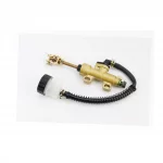 Гальмівний циліндр головний задній, мотоцикли/ATV (кріплення: min-33мм; max-56мм) тип 1, золотистий, ЗЧ-МОТО, YQ-501026