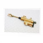 Гальмівний циліндр головний задній мотоцикли/ATV (кріплення: min-40мм; max-51мм) тип 4, жовтий, ЗЧ-МОТО, YQ-351048