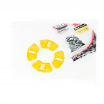 Демпферная резинка заднего спицованного колеса (к-кт 4шт) "силикон, жёлтые", DELTA, YQ-357468