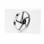 Диск задний литой 17x1,6 ALPHA/ACTIVE "лучи", серый тип 2 (ось 12мм), ACTIVE, YQ-320316