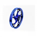 Диск задний литой 17x1,6 ALPHA/ACTIVE "волна", чёрно-синий (ось 12мм), ACTIVE, YQ-320007