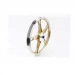 Диск передний литой 17x1,2 DELTA, жёлтый (ось 10мм), ALPHA, YQ-357324