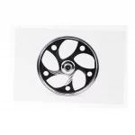 Диск передний литой 17x1,4 ACTIVE "волна", чёрный "под дисковый тормоз" (ось 12мм), ACTIVE, YQ-320015