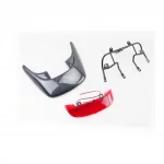 Honda DIO AF-28 Пластик-"спойлер", карбон+крепление+фонарь "спойлера" к-кт, пластик-J, YQ-329169