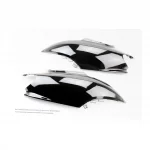 Yamaha JOG SA-16 Пластик-верхній бічний лів+прав к-кт 2шт, чорний, пластик-J, YQ-329299