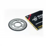 Зірка задня WY125-428-42Т-d-58; 4отв.*90мм "гартована" (ZS125J спиці/BOXER ВМ/ВМX), ЗЧ-МОТО, YQ-358504