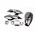 Suzuki LET'S-III Пластик-к-кт крашеные 5 деталей, чёрный, пластик-J, YQ-329276