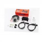 БСЗ/бесконтактная система зажигания 135.3734 с новой катушкой 135.3705М 12V, с силиконовыми чёрными бронепроводами и надсвечниками