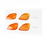 Yamaha JOG POCHE SA-01/04 "скло" поворотників задніх к-кт 2шт, жовті, пластик-J, YQ-329171