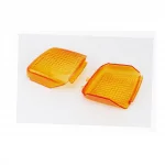 Honda LEAD AF-20 "стекло" поворотников задних к-кт 2шт, жёлтые, пластик-J, YQ-329021