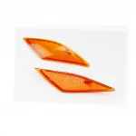 Suzuki SEPIA ZZ "стекло" поворотников передних к-кт 2шт, жёлтые, пластик-J, YQ-329030