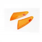 Suzuki LET'S-II "стекло" поворотников передних к-кт 2шт, жёлтые, пластик-J, YQ-329083