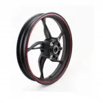 Loncin LX250-15 Диск передний литой 2,5-17", чёрный с красной полосой (ось 15мм), LONCIN, YQ-507228