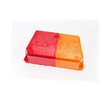 Стекло фонаря коляски заднее, красно-жёлтое, МТ, УРАЛ, К-750, YQ-341429