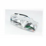 Honda LEAD AF-20 фара в сборе (фишка "папа" 3 провода), пластик-J, YQ-329978