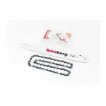 Шина 14"-1,3мм 3/8" 52зв L-42см + цепь 3/8"-1,3мм-52зв. квад. зуб, на блистере, Б/П-РІЗНЕ, YQ-214038