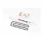 Шина 15"-1,5мм 325 64зв L-45см + цепь 325-1,5мм-64зв. квад. зуб, на блистере, Б/П-РІЗНЕ, YQ-214037