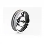 Диск передний литой MT2,15x10 d10мм (диск торм. 3 болта) "3 луча", чёрный, ДИСКИ, YQ-306093