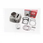 Цилиндр к-кт (цпг) CB200cc- 63,5мм (высота цилиндра 76/104мм) (палец 15мм), красная коробка (метал), CB125-300, YQ-356080