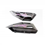 Пластик боковой лев., прав. к-кт 2шт, чёрный, DELTA, YQ-318339