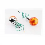 Поворотник лев., прав., "хром круглые" к-кт 2 шт прочные, DELTA, YQ-318714