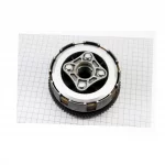 Сцепление, маховик в сборе (4 болта, маховик 73 зуб.), CG125-250, YQ-326376