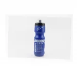 Фляга пластиковая 550мл, с защитной крышкой, синяя с рисунком белым "Trek", ВЕЛОАКСЕСУАРИ, YQ-409533