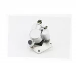 Тормозной суппорт передней системы (однопоршневой) с колодками "квадрат", серый, STORM, YQ-314089