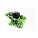 Блок двигателя в сборе 45cc 43мм, зелёный картер, чёрный цилиндр, Б/П-GoodLuck, YQ-205492