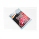 Гальмівні колодки (дискові) "півмісяць" Viper-RACE/FKEEWAY-Focus 50/KYMCO Heroism-125/Matrix-125/CPI-Argon 50, к-кт 2шт, червоні,