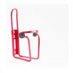 Флягодержатель алюминиевый с пластмассовыми вставками, крепл. на раму, красный, ВЕЛОАКСЕСУАРИ, YQ-409242