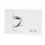 Флягодержатель алюминиевый, крепл. на раму, BC107, ВЕЛОАКСЕСУАРИ, YQ-409711